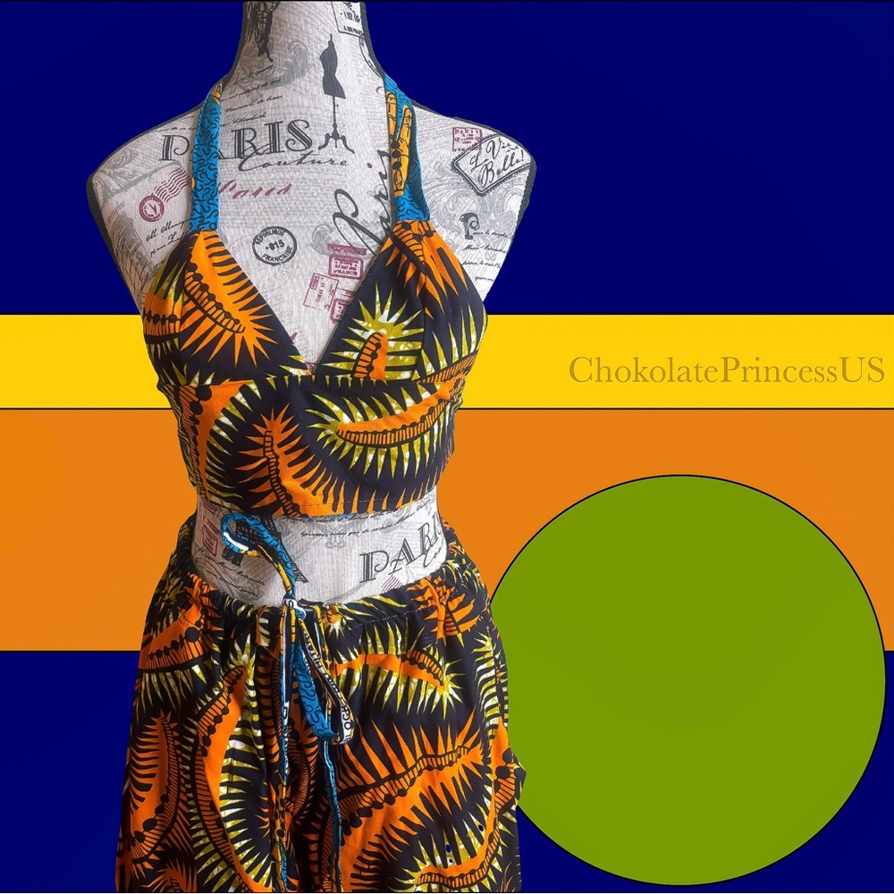 African Palazzo Pant Set
